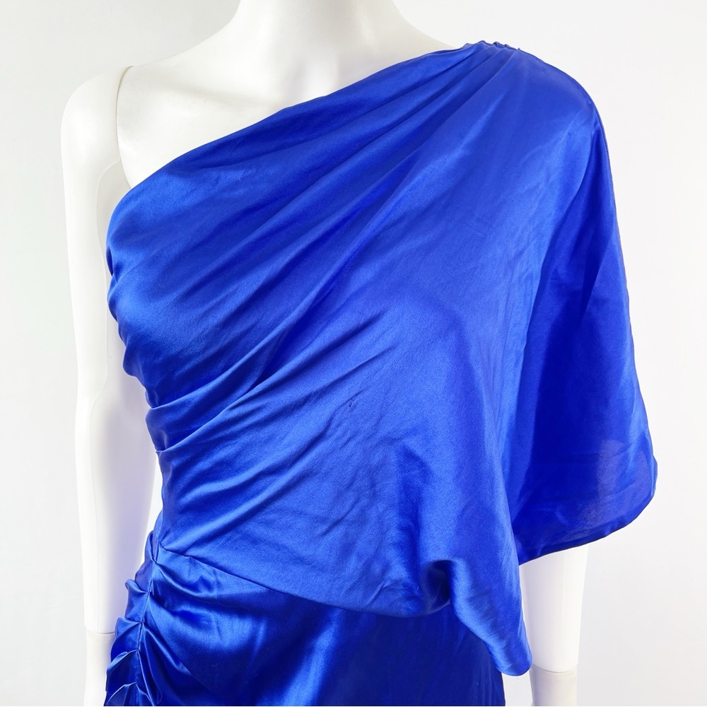 Aidan Mattox Dress Royal Blue Size 4 - Picture 2 of 9